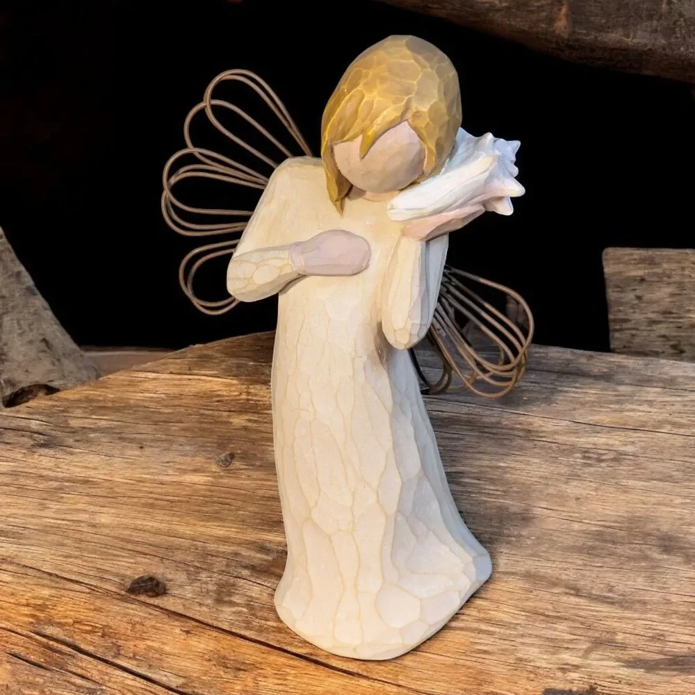 2 Willow Tree Figurines THINKING OF YOU and BRIGHT STAR Vintage